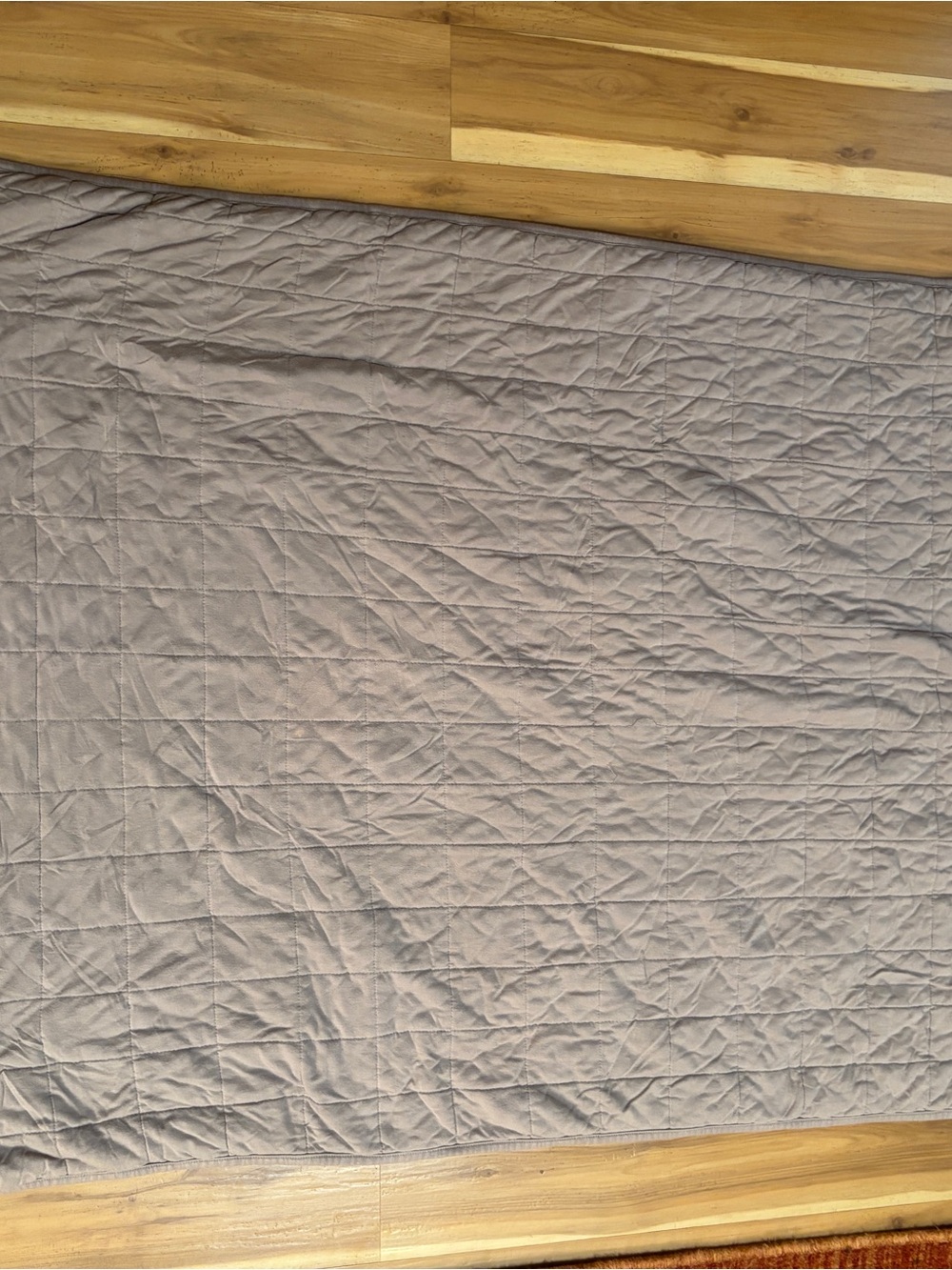 Kyte Baby 2.5 tog weighted taupe quilted blanket